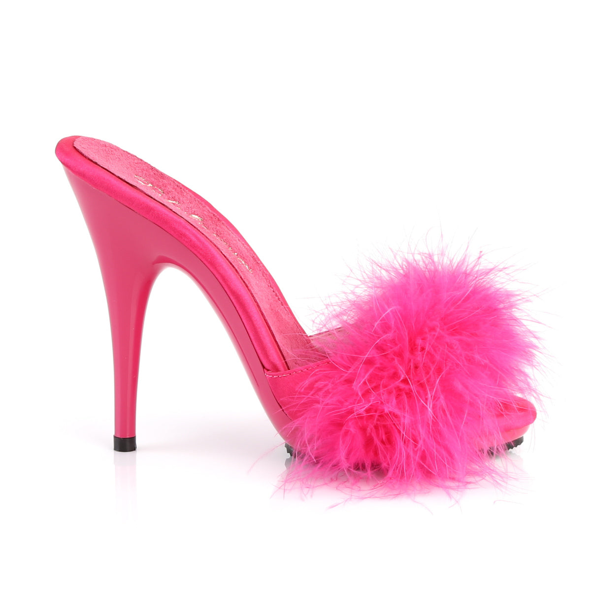 Fabulicious Sandali da donna POISE-501F H. Pelliccia rosa satinata-marabou / h. Rosa