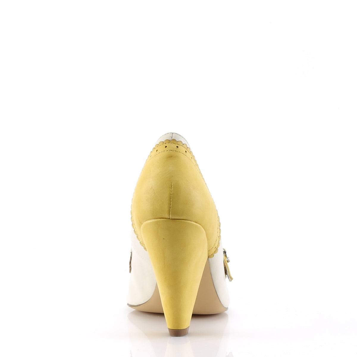 Pin Up Couture Pompe da donna POPPY-18 Giallo-crema in ecopelle