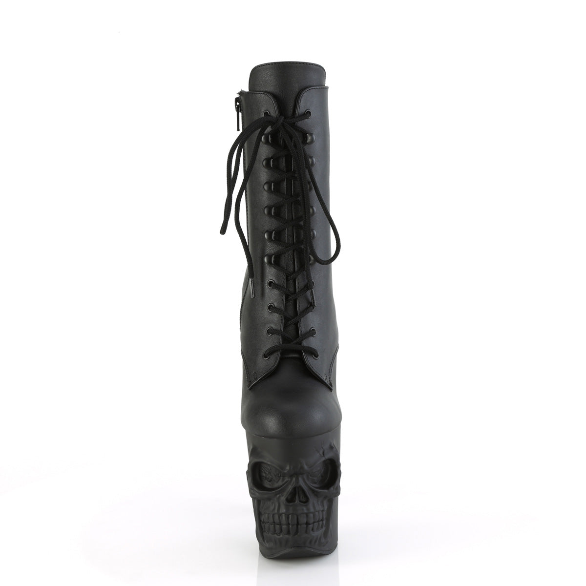 Pleaser Stivali alla caviglia RAPTURE-1020 BLK Fuce in pelle/blk opaca