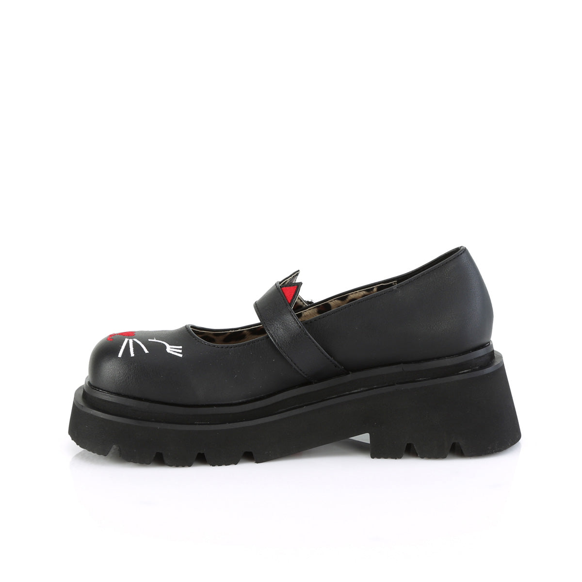 DemoniaCult Pumps RENEGADE-56 Blk Vegan Leather