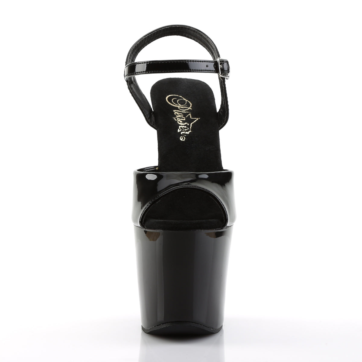 Pleaser Sandali da donna REVOLVER-709 BLK / BLK
