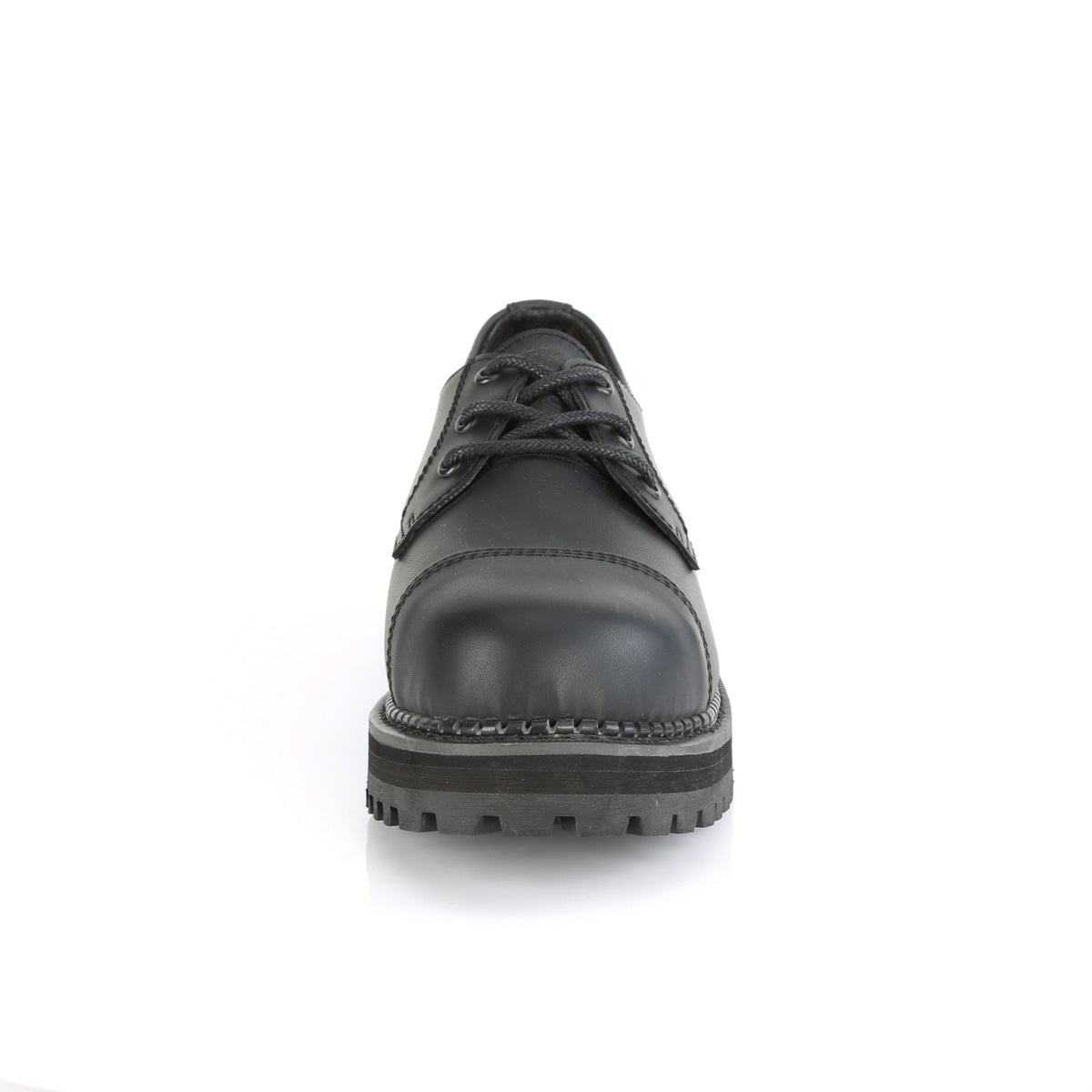 DemoniaCult Stivali da uomo RIOT-03 pelle vegana BLK