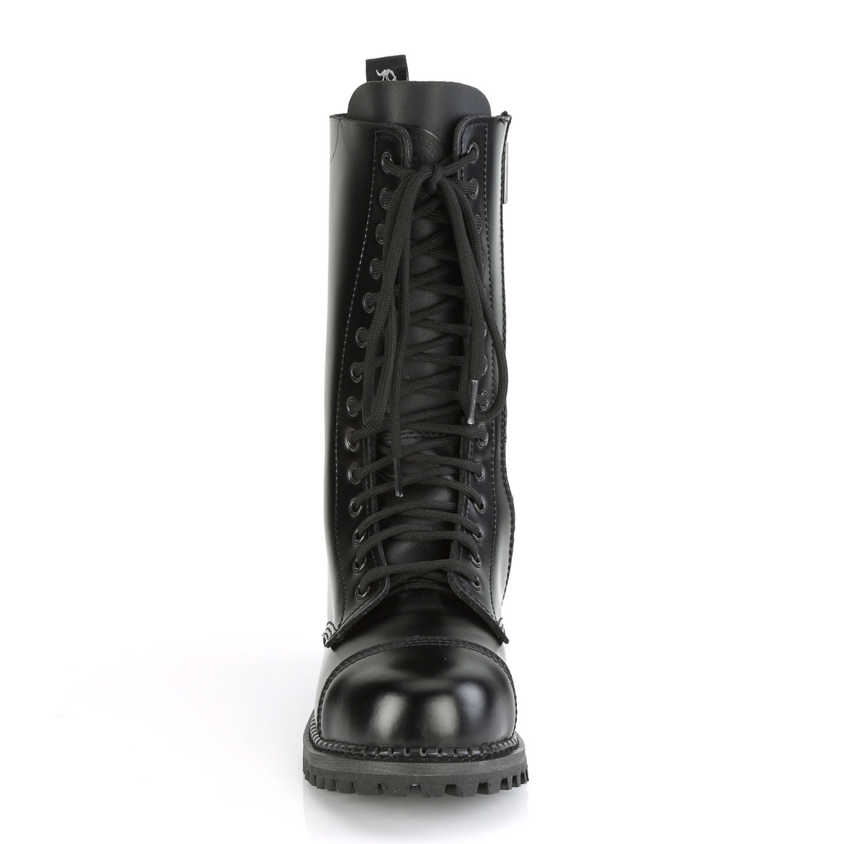 DemoniaCult Stivali da uomo RIOT-14 pelle BLK