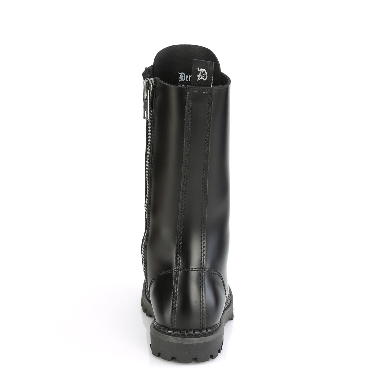 DemoniaCult Stivali da uomo RIOT-14 pelle BLK