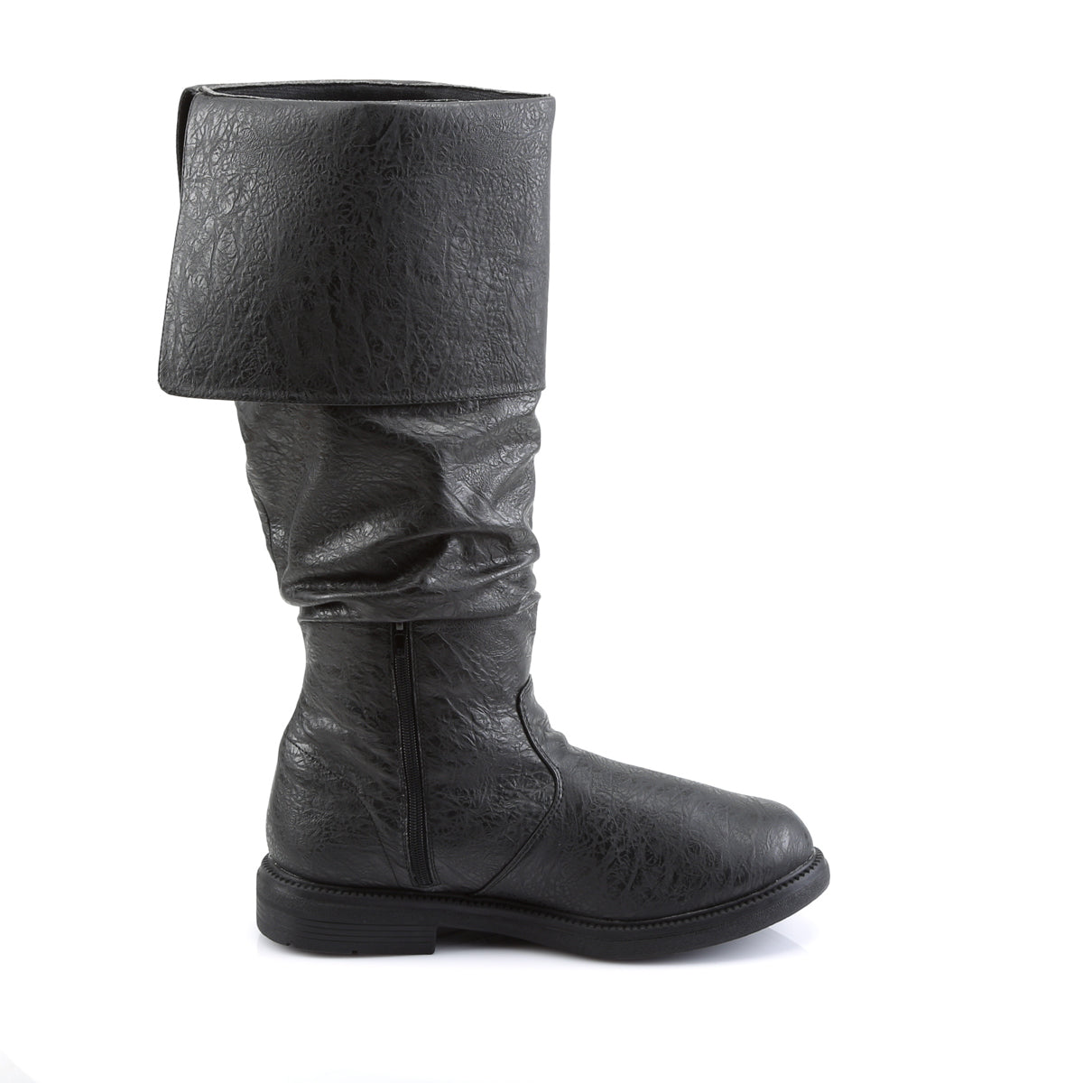 Funtasma Stivali da uomo ROBINHOOD-100 BLK afflitto Pu