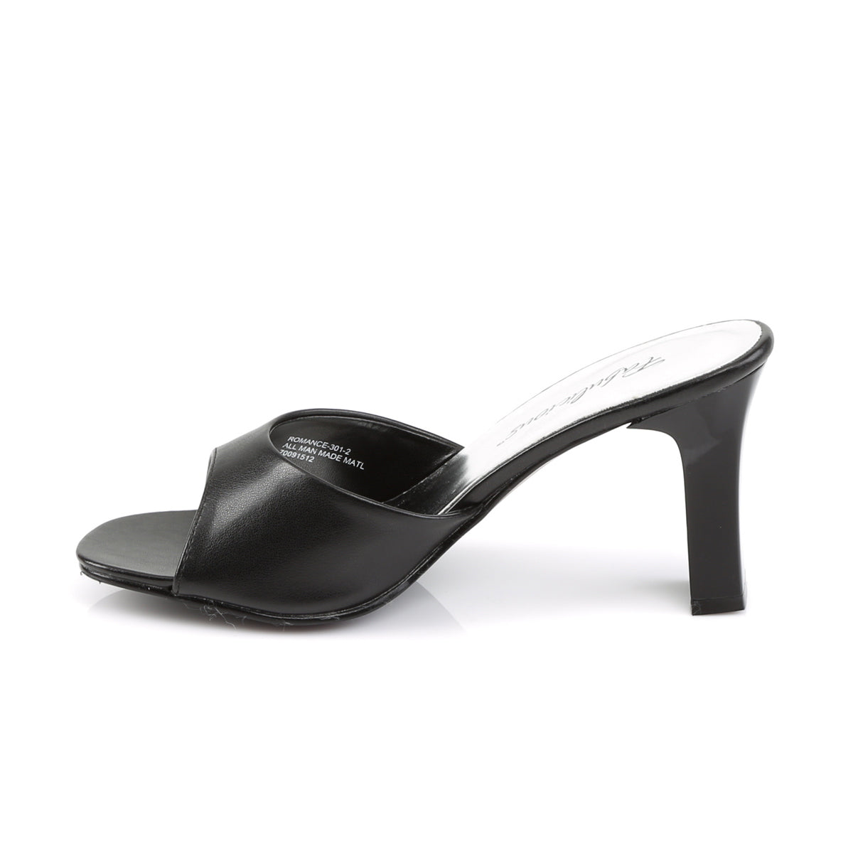 Fabulicious Womens Sandals ROMANCE-301-2 Blk Pu