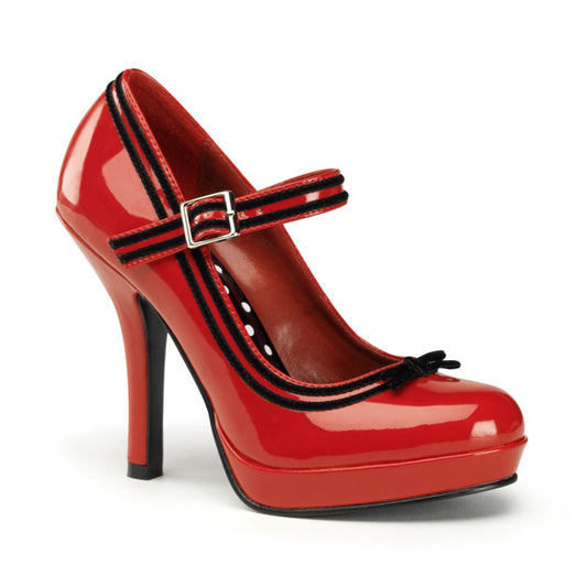 Pin Up Couture Pompe da donna SECRET-15 pat rossa