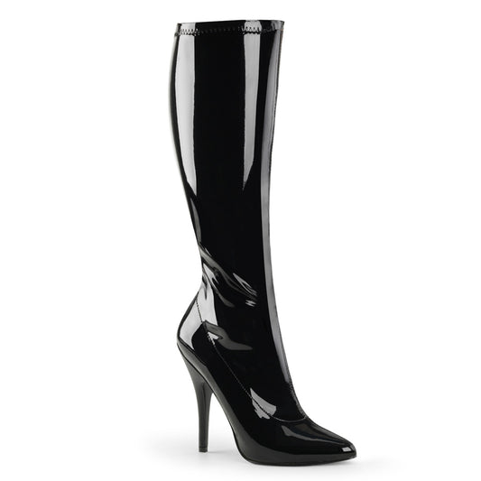 Pleaser Stivali da donna SEDUCE-2000 BLK STR PAT