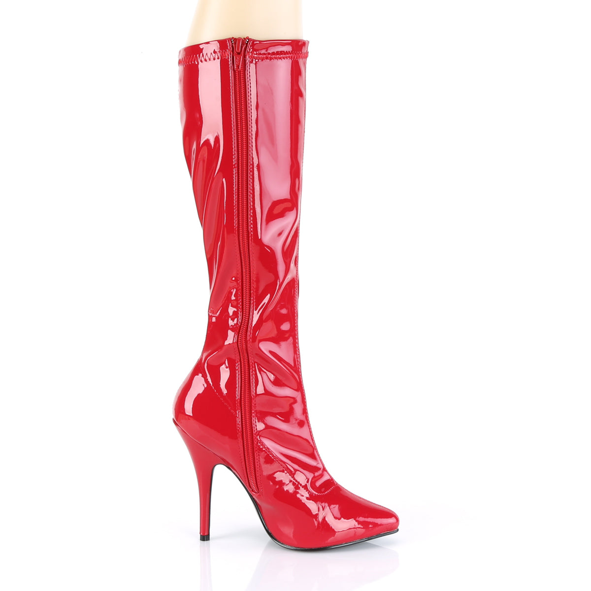 Pleaser Stivali da donna SEDUCE-2000 RED STR PAT