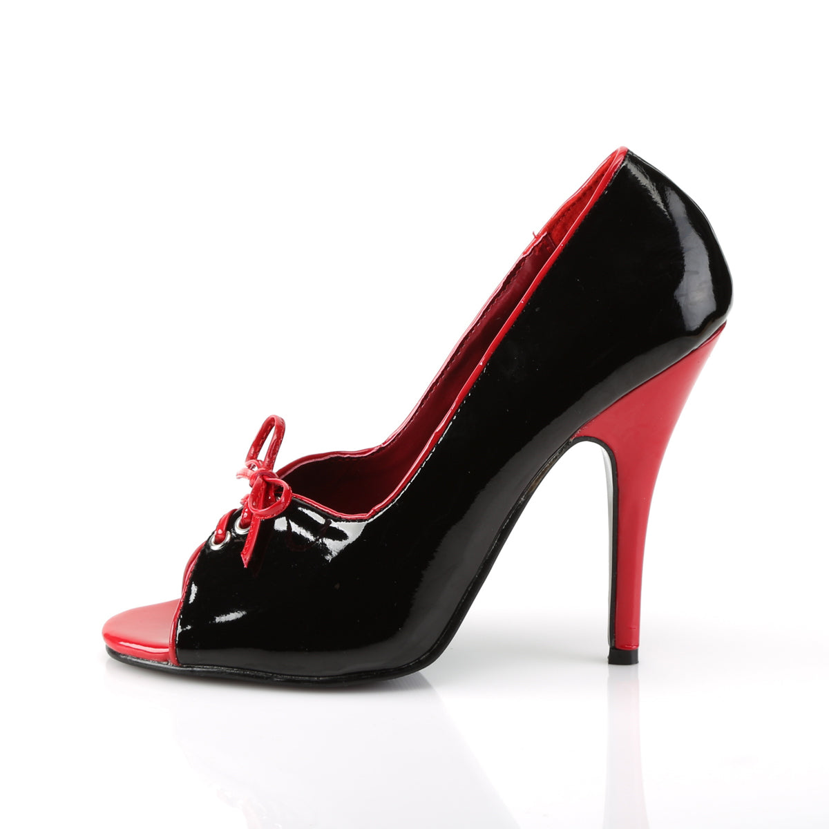 Pleaser Pompe da donna SEDUCE-216 Blk-Red Pat