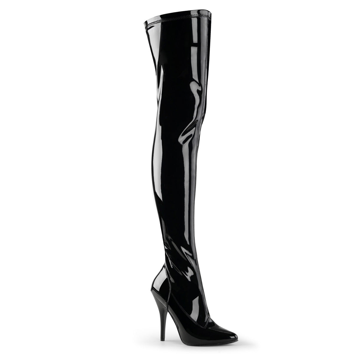 Pleaser Stivali da donna SEDUCE-3000 Blk Str Pat