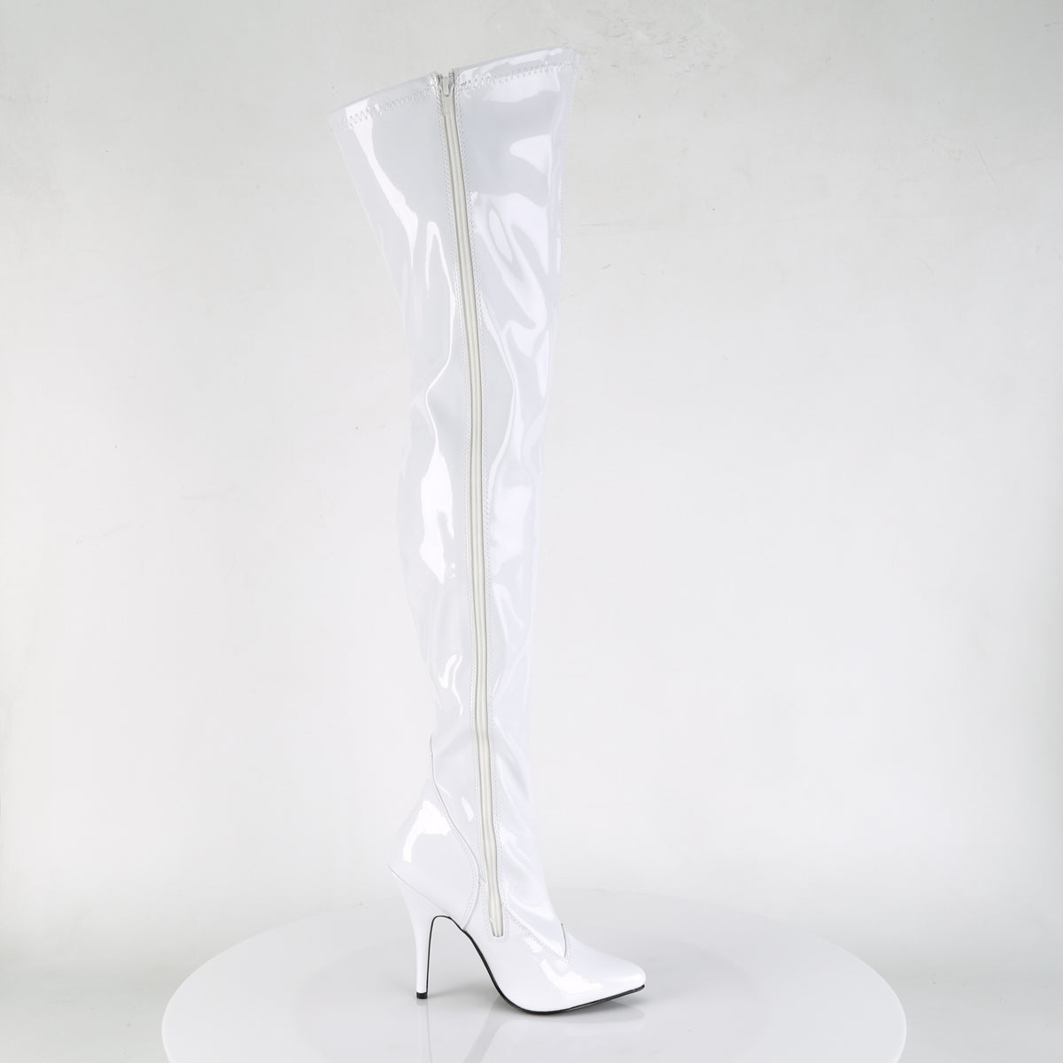 Pleaser Stivali da donna SEDUCE-3000 Wht Str Pat