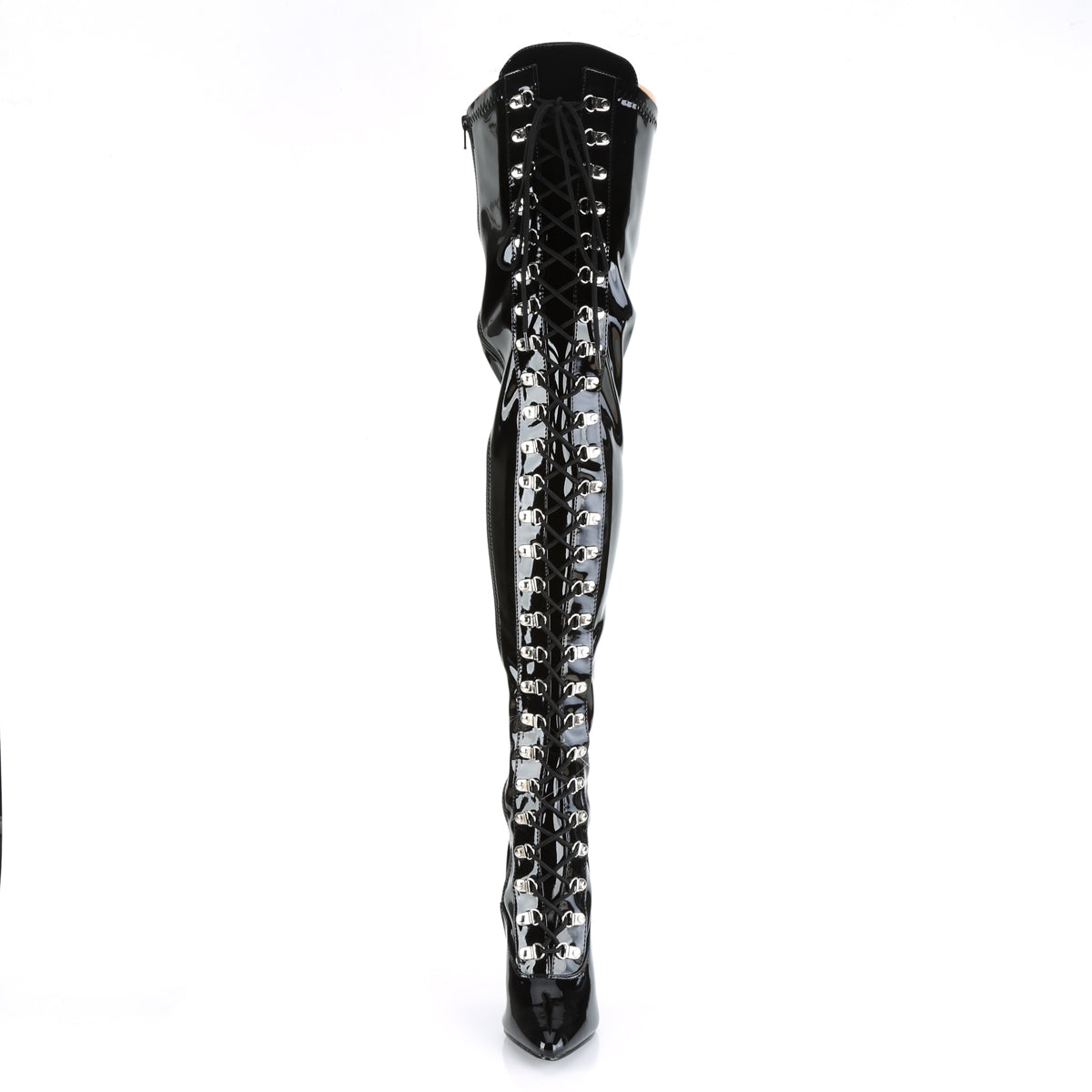 Pleaser Stivali da donna SEDUCE-3024 Blk Str Pat