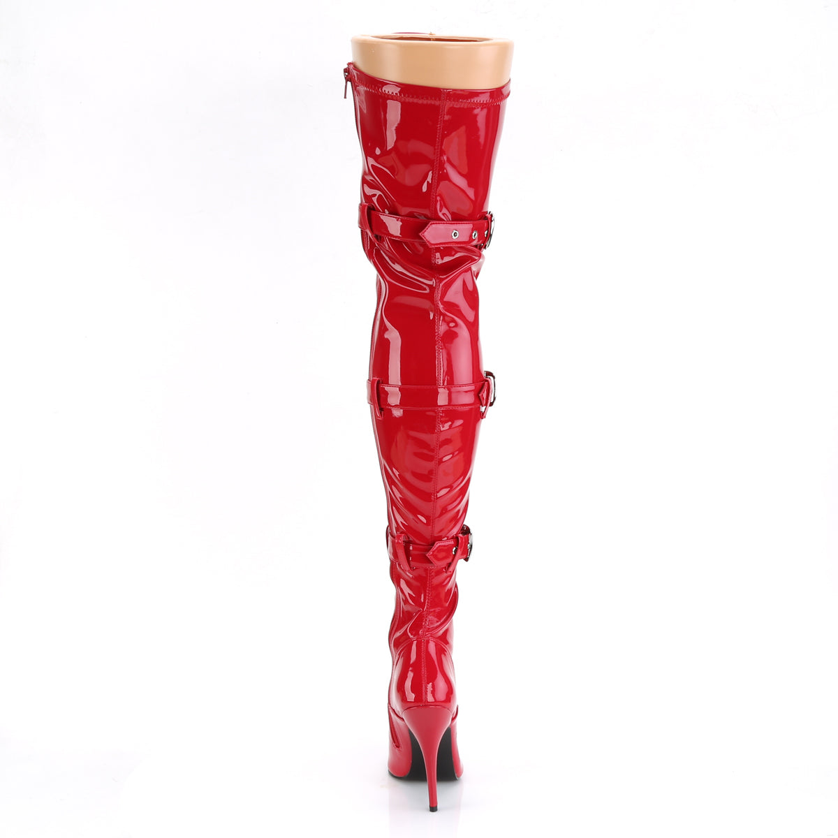Pleaser Stivali da donna SEDUCE-3028 RED STR PAT