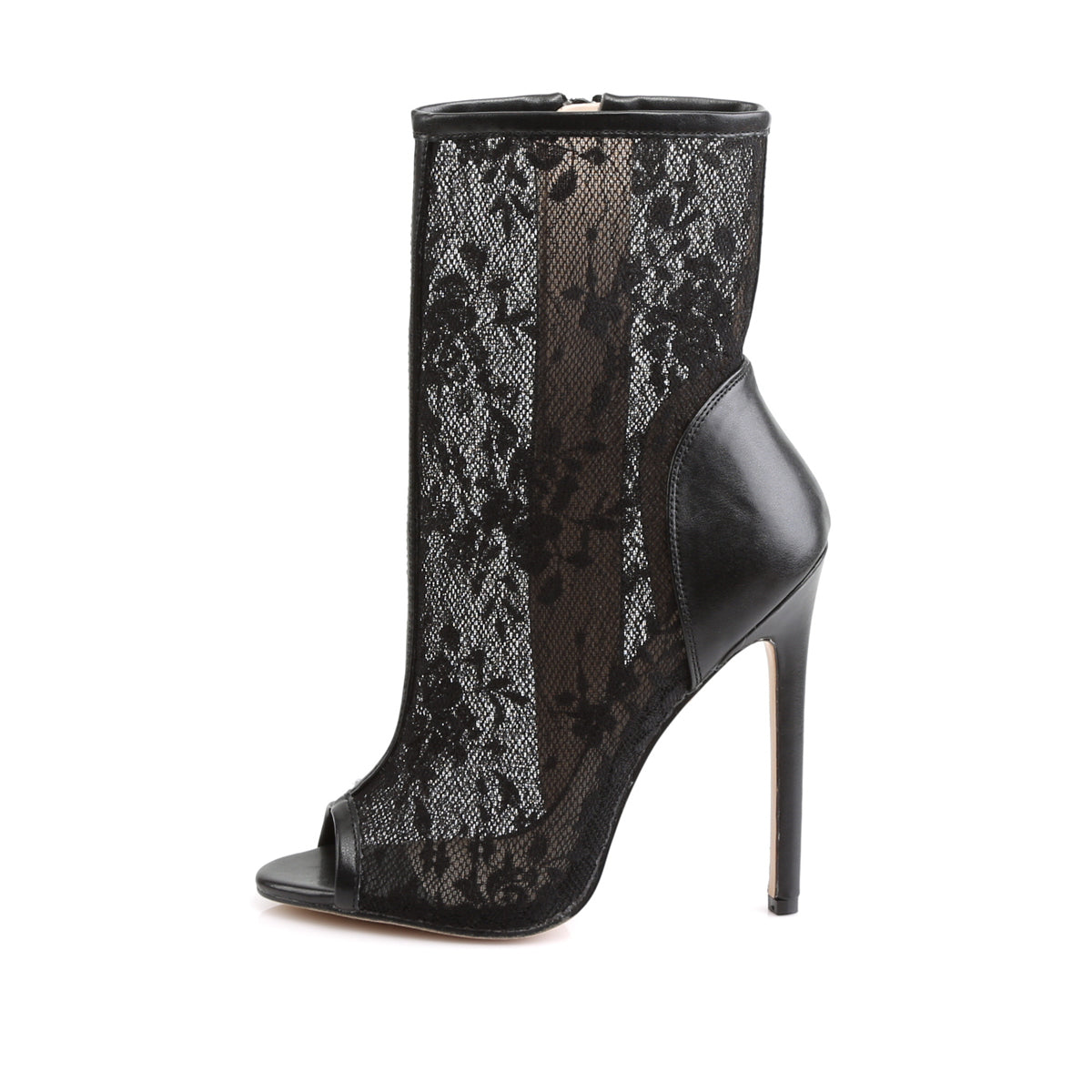 Fabulicious Stivaletti da donna SEXY-1008 BLK PU-LACE