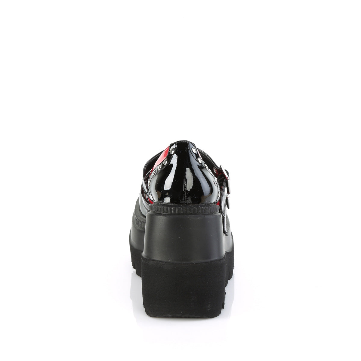 DemoniaCult Pumps SHAKER-27 Blk-Red Pat