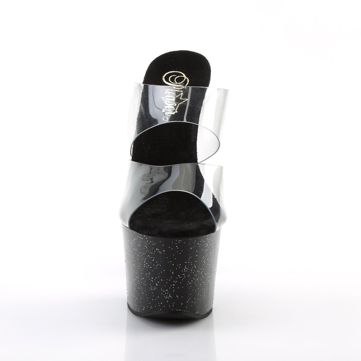 Pleaser Womens Sandals SKY-302MG Clr/Blk