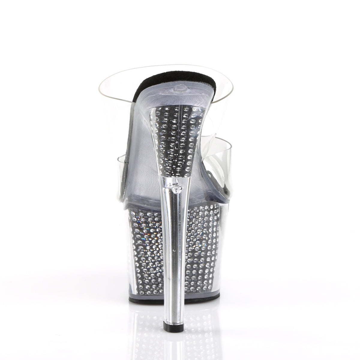 Pleaser Sandali da donna SKY-302SRS CLR / BLK SRS