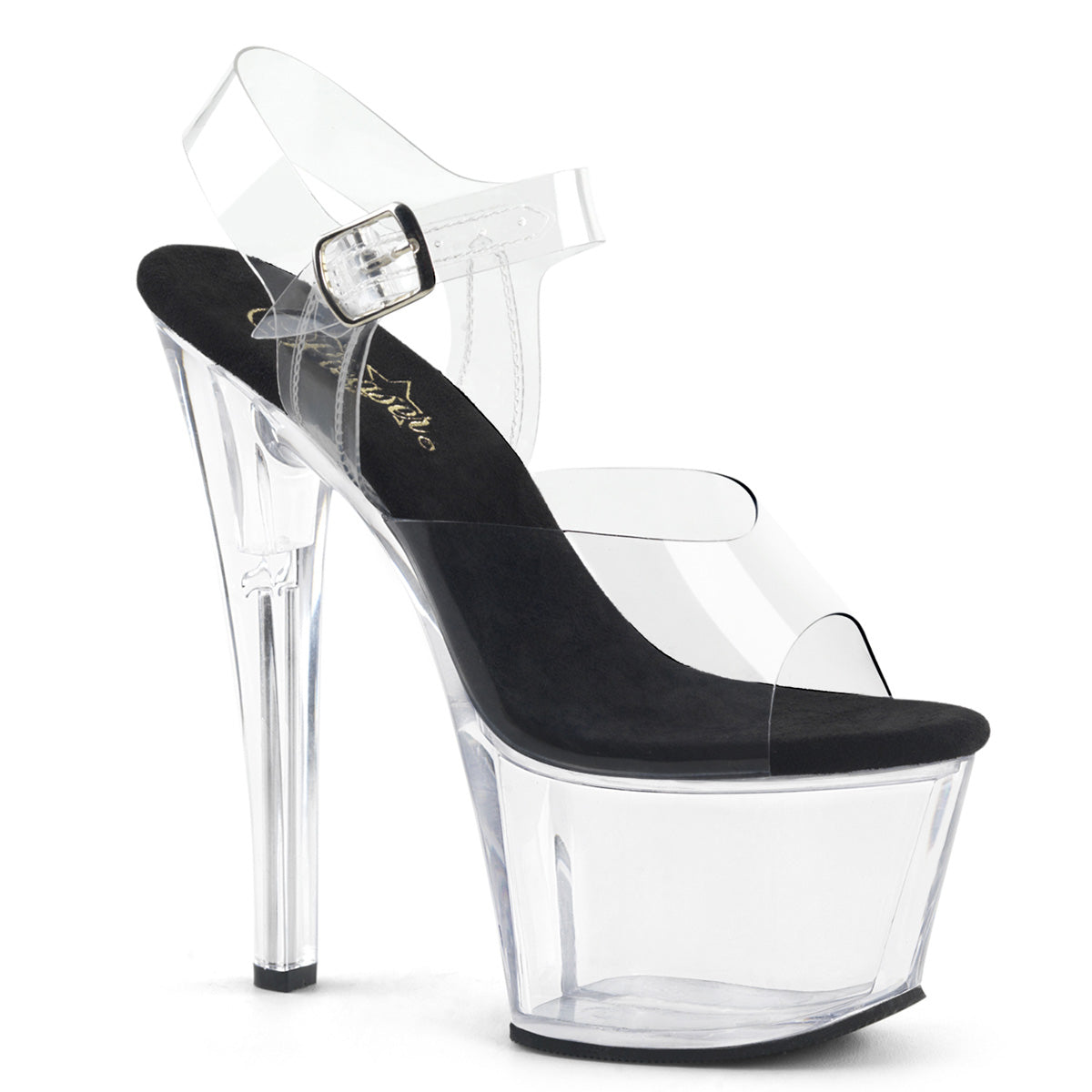 Pleaser Sandali da donna SKY-308 CLR-BLK / CLR