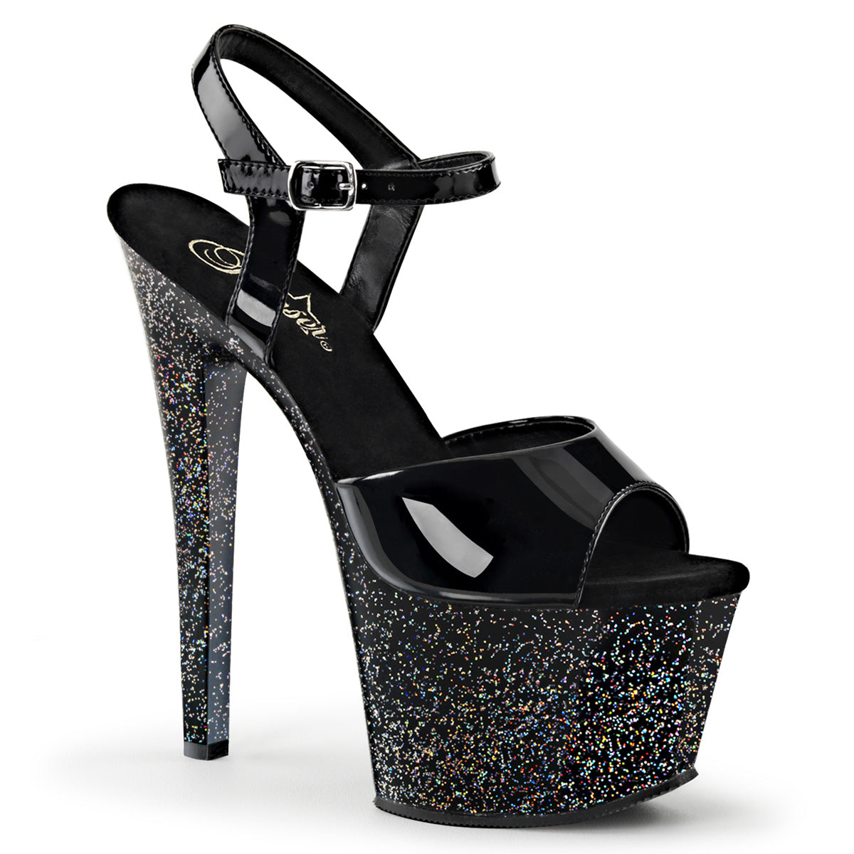 Pleaser Sandali da donna SKY-309 mg Blk / Blk