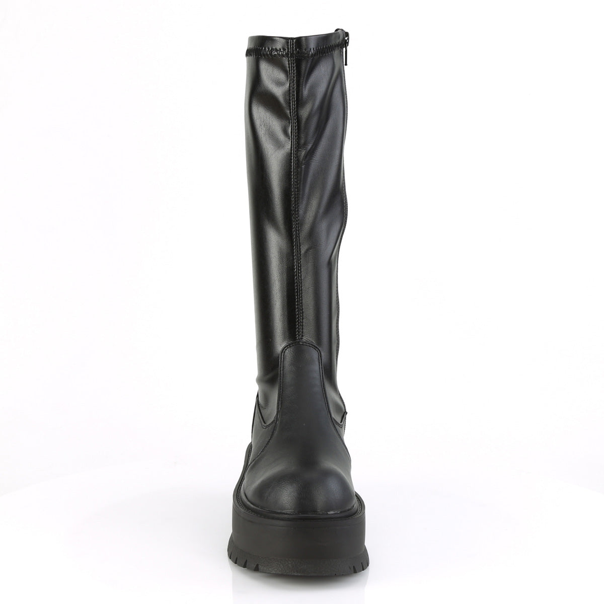DemoniaCult Stivali da donna SLACKER-200 BLK STR VEGAN PELLE