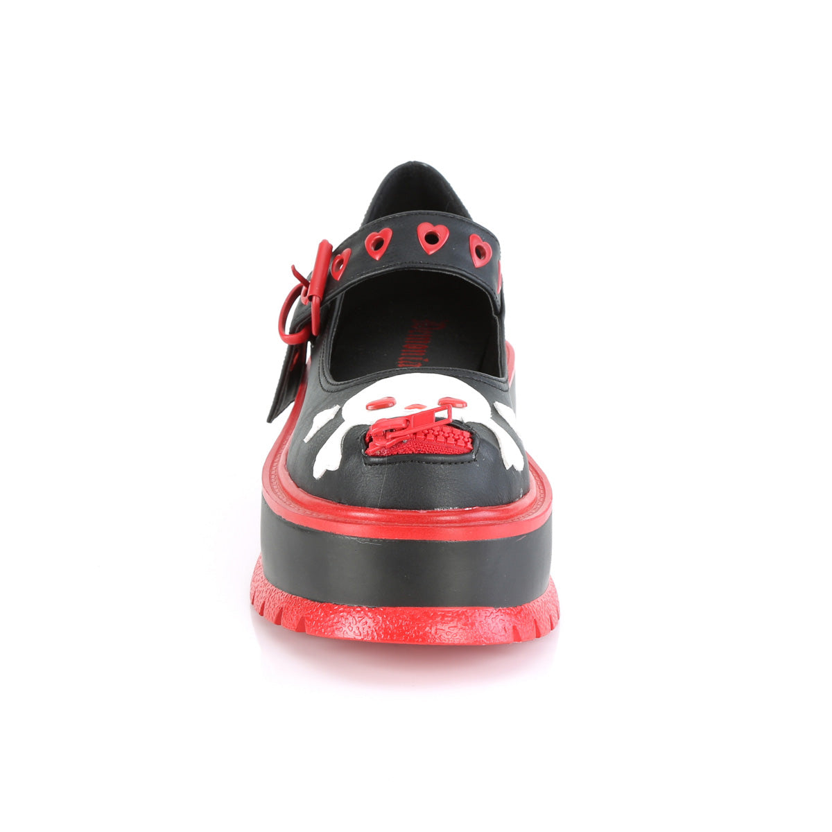 DemoniaCult Pumps SLACKER-27 Blk Vegan Leather