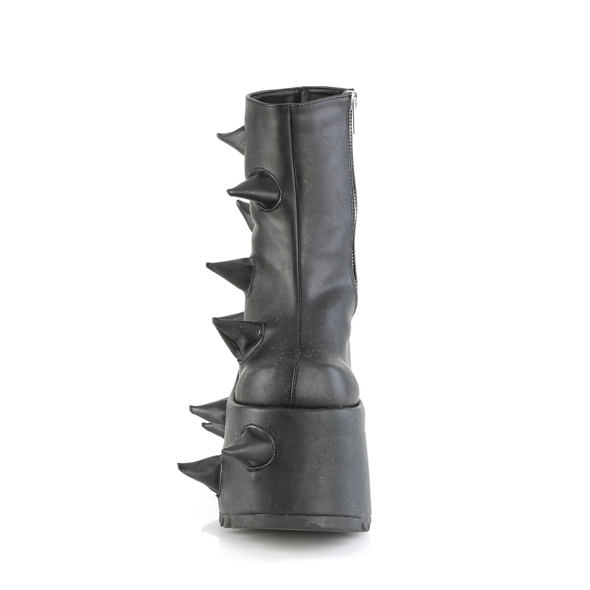 DemoniaCult Stivali alla caviglia SLAY-77 pelle vegana BLK