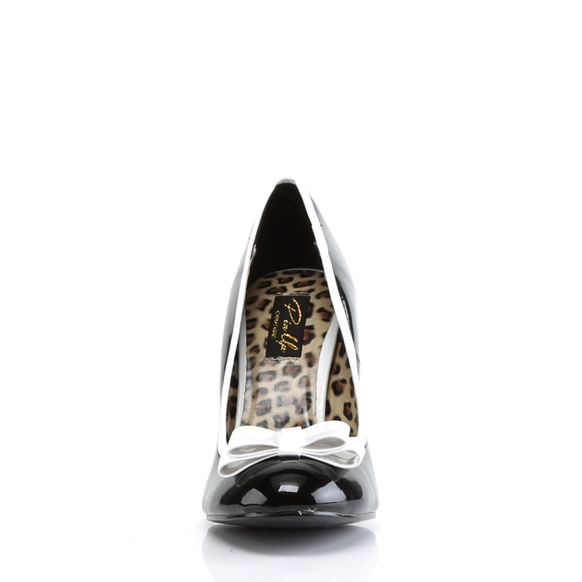 Pin Up Couture Pompe da donna SMITTEN-01 Blk-Wht Pat
