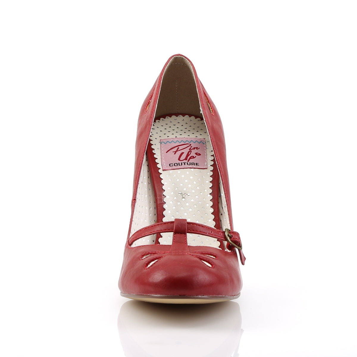 Pin Up Couture Pompe da donna SMITTEN-20 in ecopelle rossa