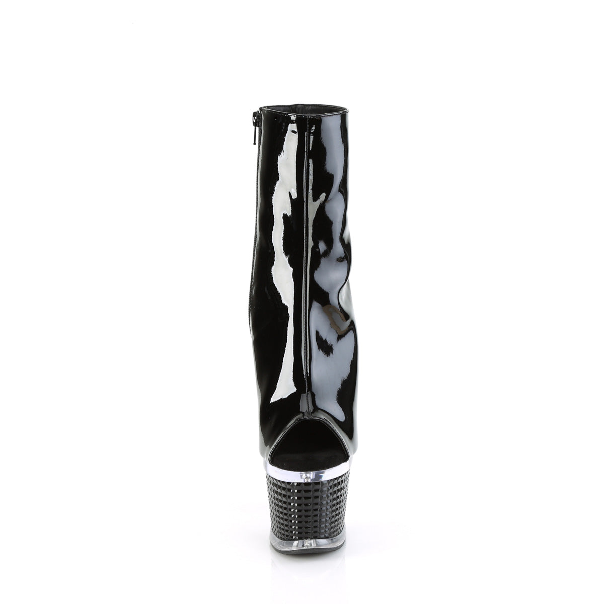 Pleaser Stivaletti SPECTATOR-1012 BLK PAT / CLR-BLK