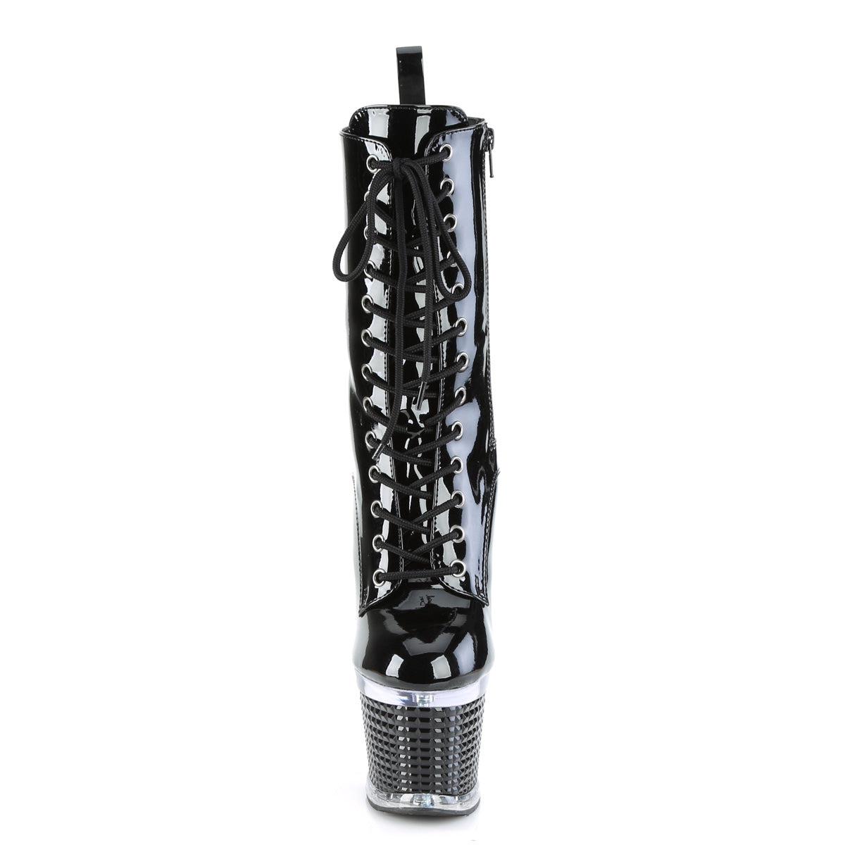 Pleaser Stivaletti SPECTATOR-1040 BLK PAT / CLR-BLK