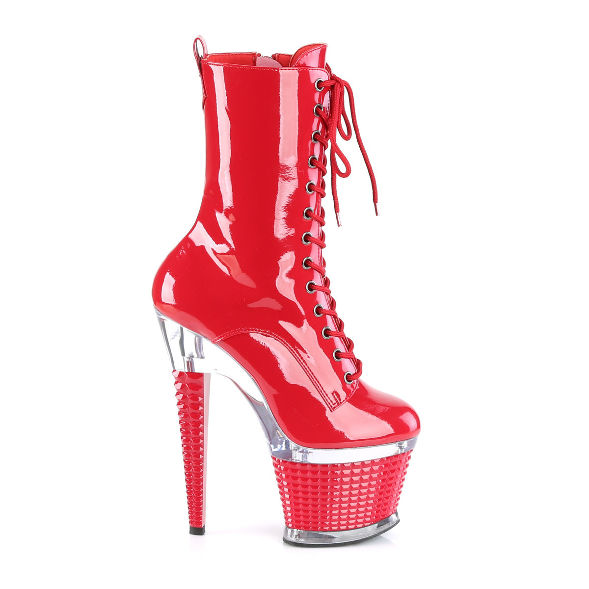 Pleaser Stivaletti SPECTATOR-1040 rosso / rosso-rosso
