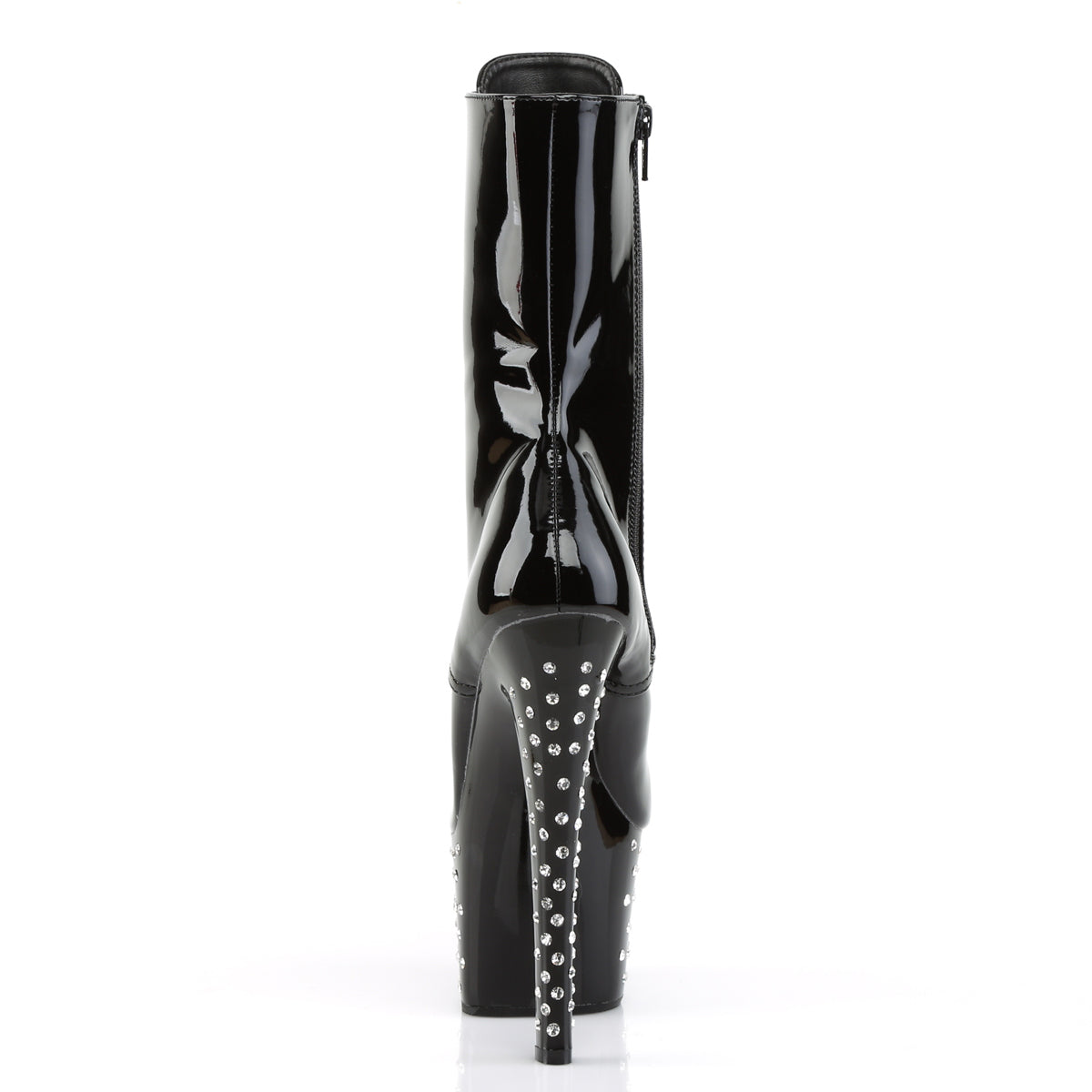 Pleaser Womens Ankle Boots STARDUST-1020-7 Blk/Blk