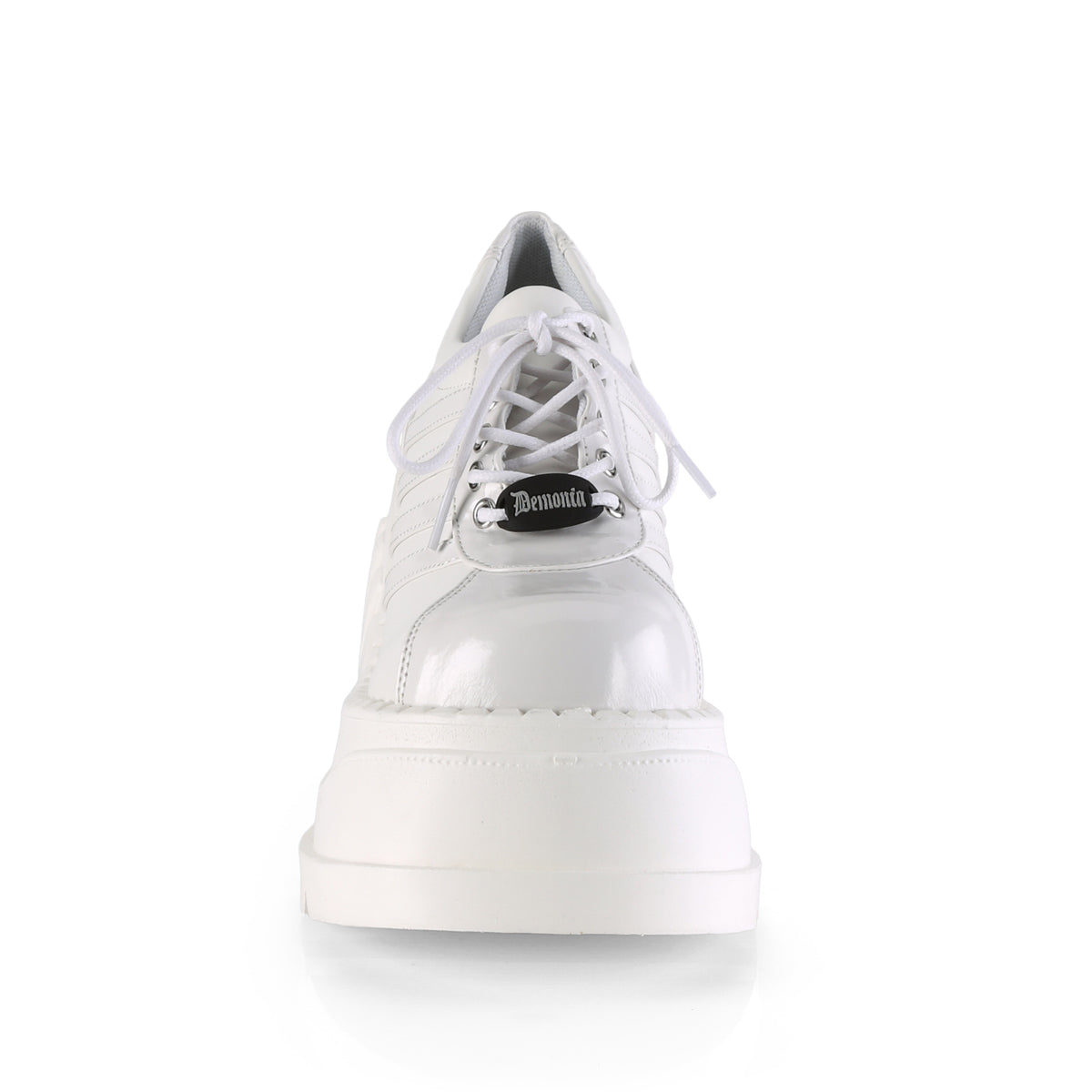 DemoniaCult Pompe da donna STOMP-08 pelle pat-vegan