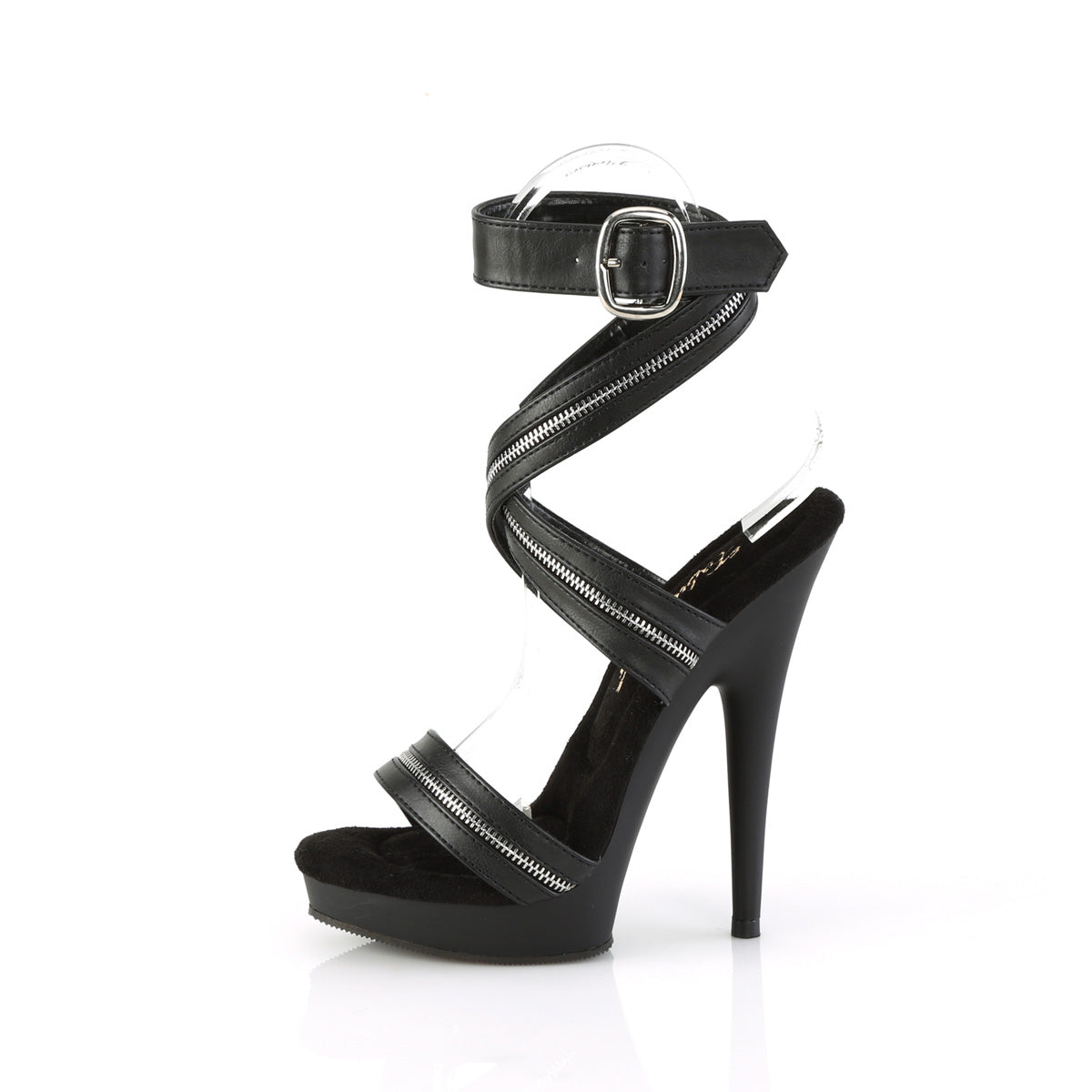 Fabulicious Pompe SULTRY-619 BLK in ecopelle / BLK opaco