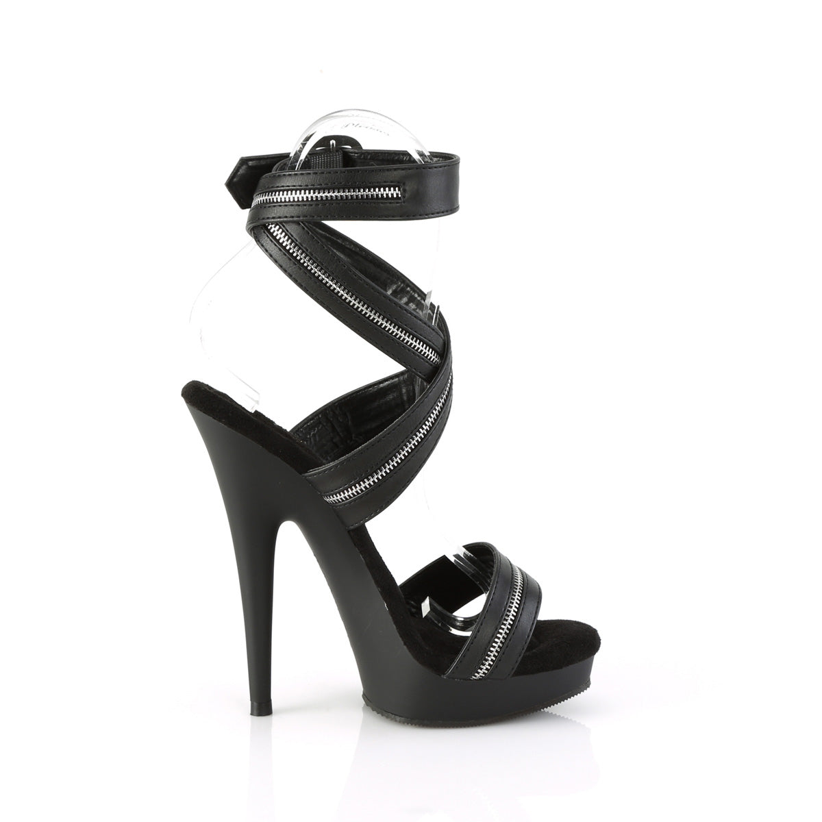 Fabulicious Pompe SULTRY-619 BLK in ecopelle / BLK opaco