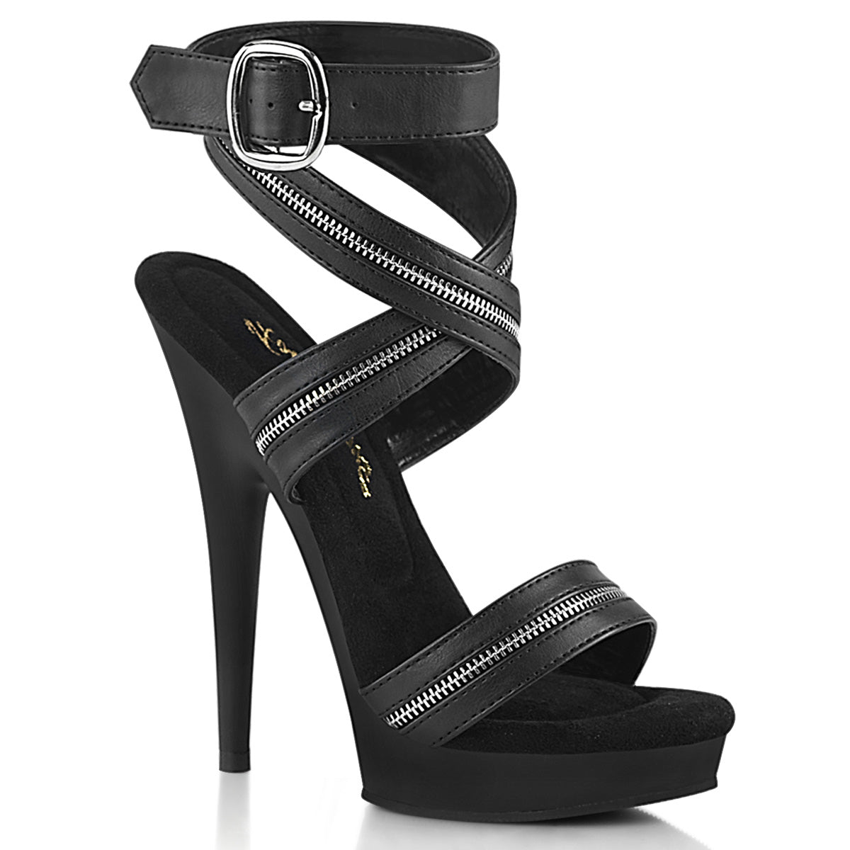 Fabulicious Pompe SULTRY-619 BLK in ecopelle / BLK opaco