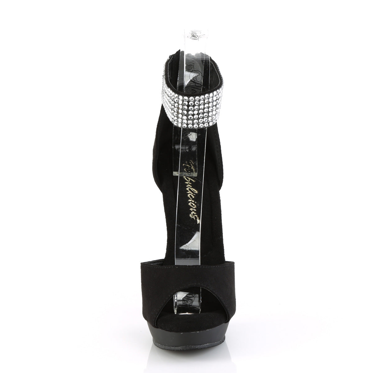 Fabulicious Pompe SULTRY-625 BLK Faux Suede / Blk Matte