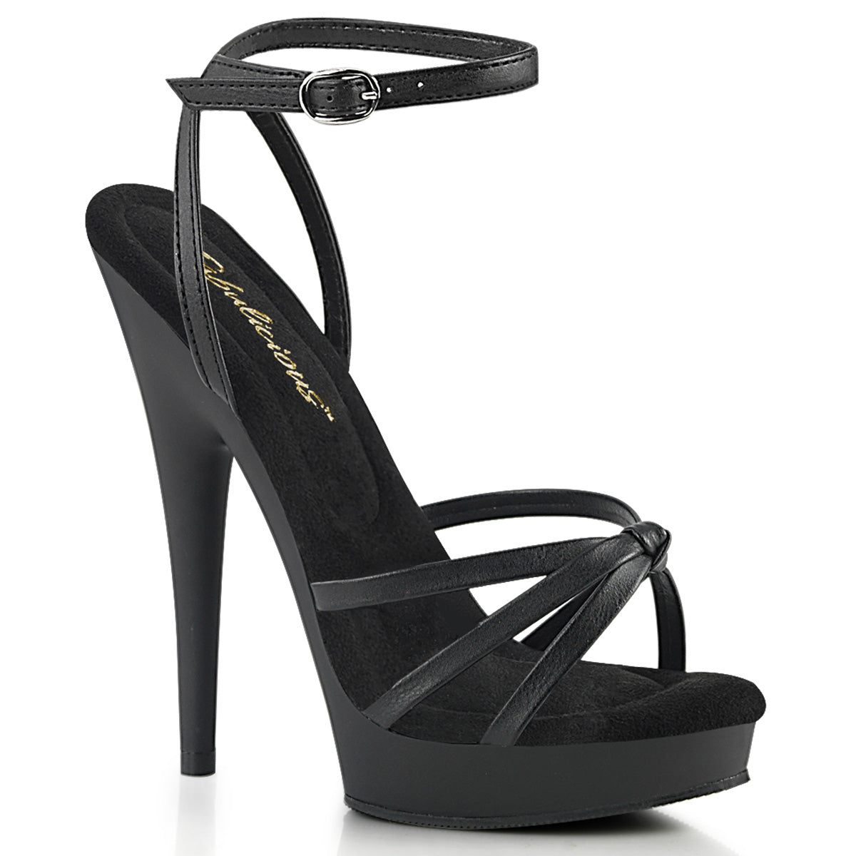 Fabulicious Pompe SULTRY-638 Blk in ecopelle / Blk Matte