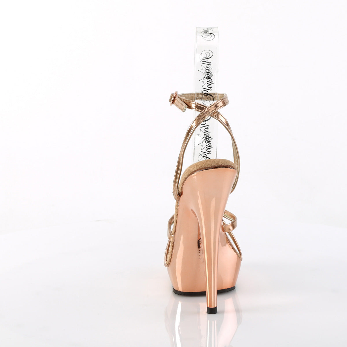 Fabulicious Pompe SULTRY-638 oro rosa metallico PU / oro rosa cromato