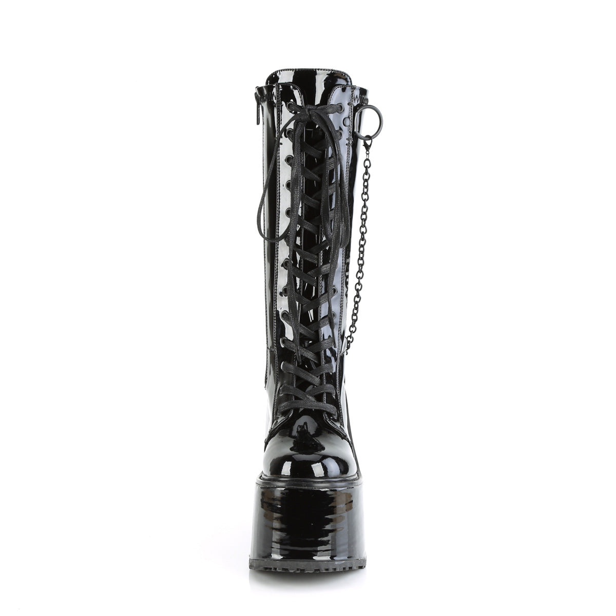 DemoniaCult Boots SWING-150 Blk Stretch Pat