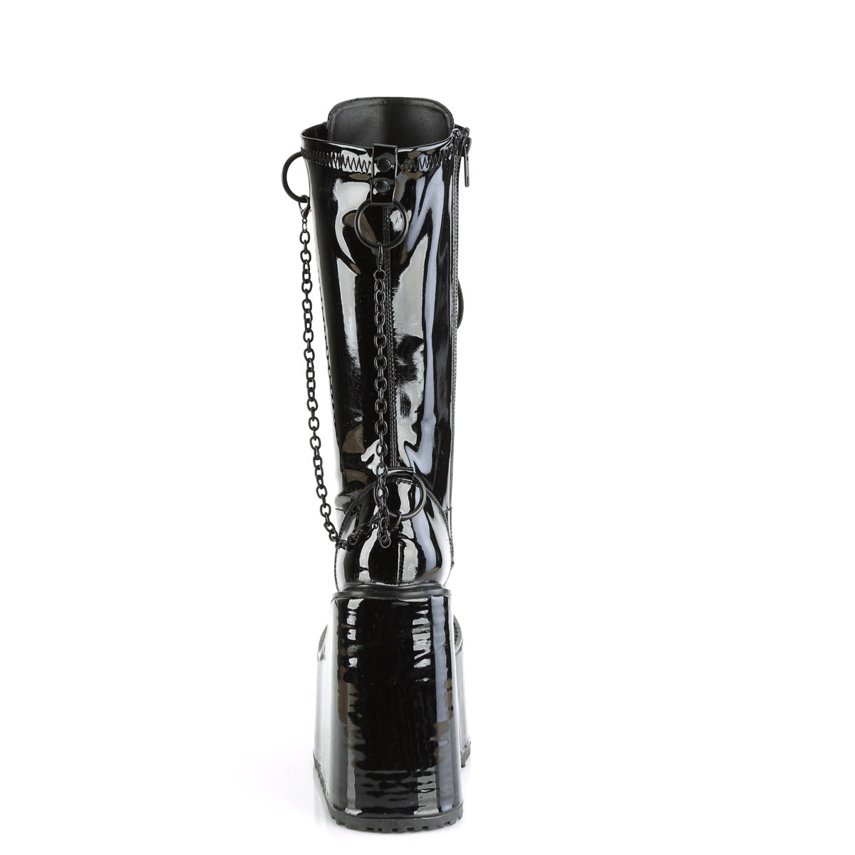 DemoniaCult Boots SWING-150 Blk Stretch Pat