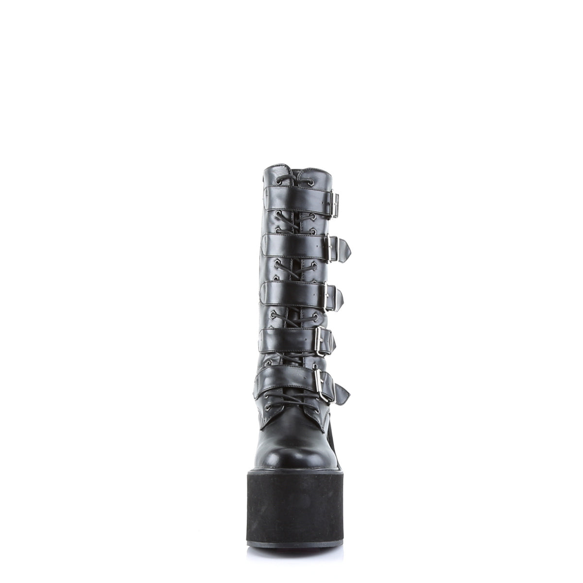 DemoniaCult Stivali da donna SWING-220 pelle vegana BLK