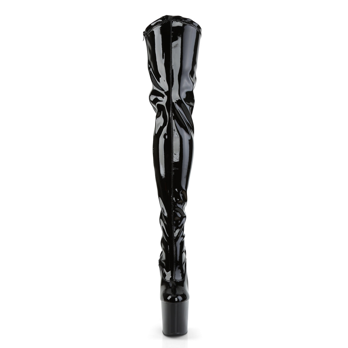 Pleaser Da donna TABOO-3000 blk str pat/blk