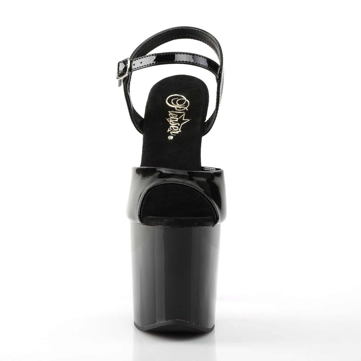 Pleaser Sandali da donna TABOO-709 BLK PAT / BLK