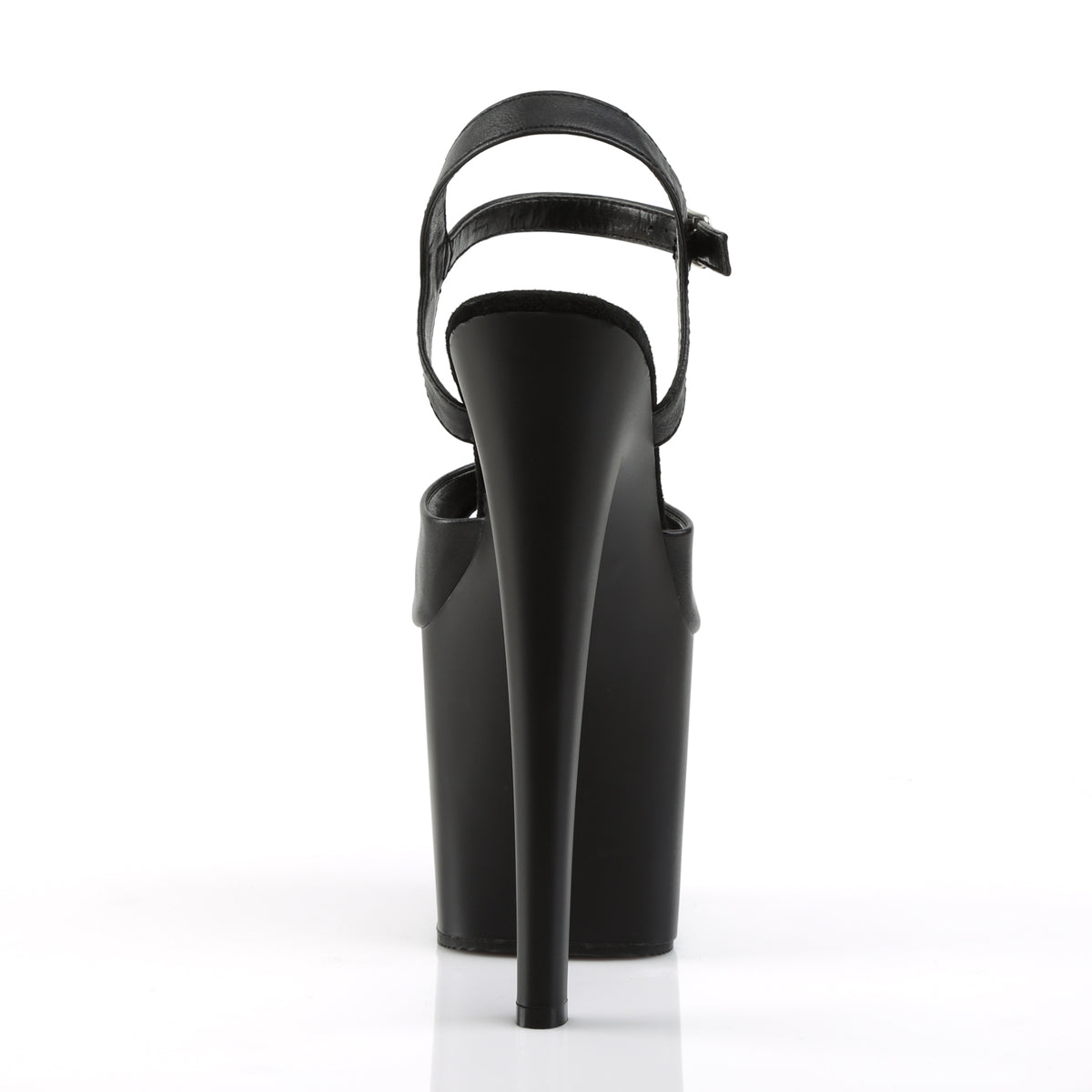 Pleaser Sandali da donna TABOO-709 BLK FAUX PELLE / BLK MATTE