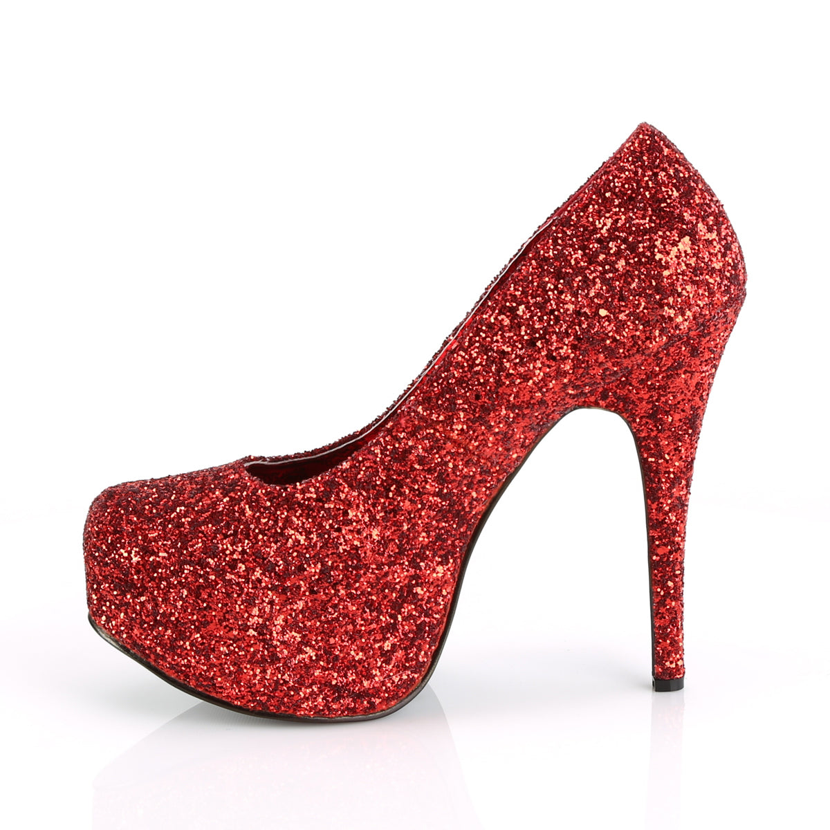 Pleaser Pink Label Pompe da donna TEEZE-06GW glitter rosso