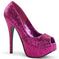 Bordello Pompe da donna TEEZE-22g H. Pink Glitter