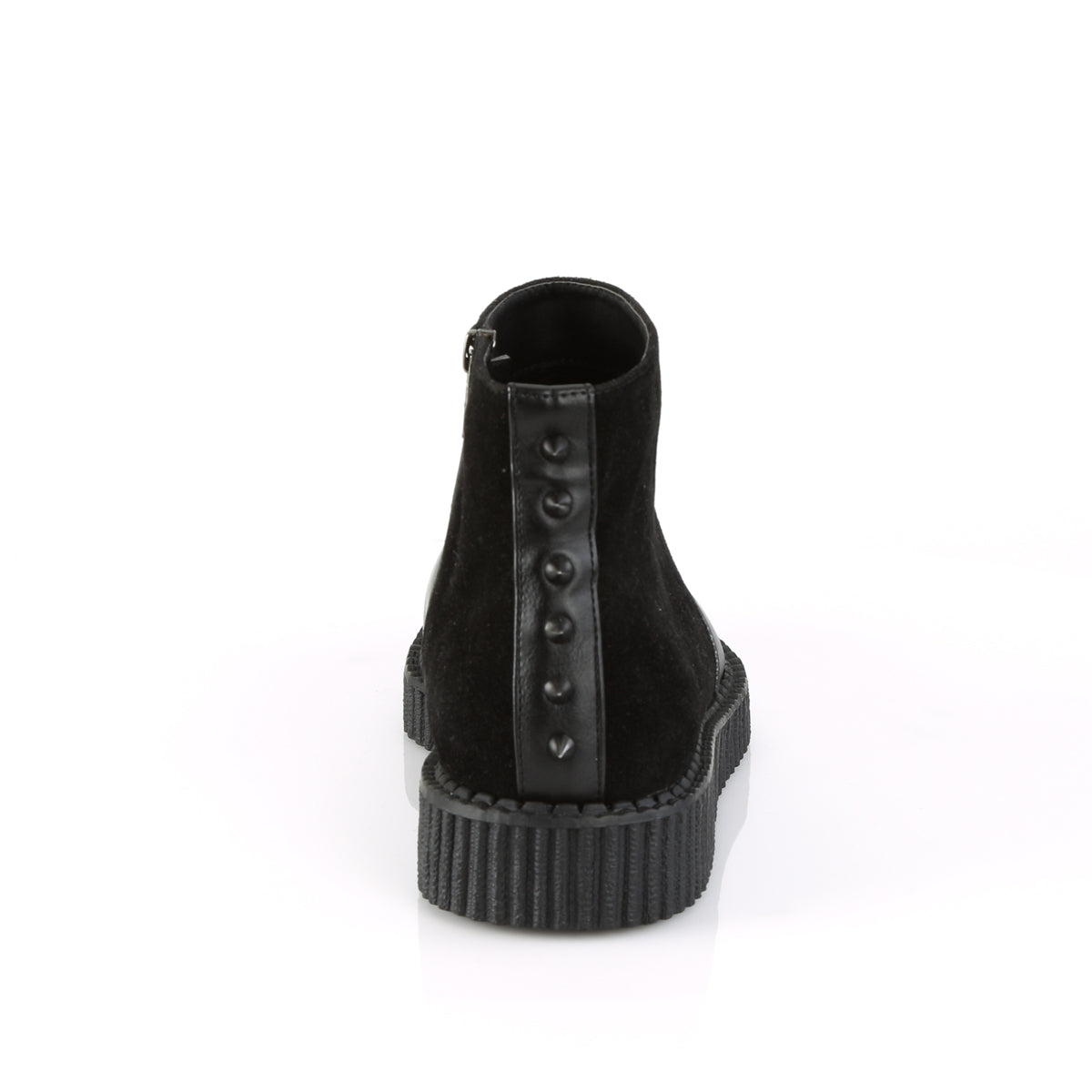 DemoniaCult Mens Low Shoe V-CREEPER-750 Blk Vegan Leather-Microfiber