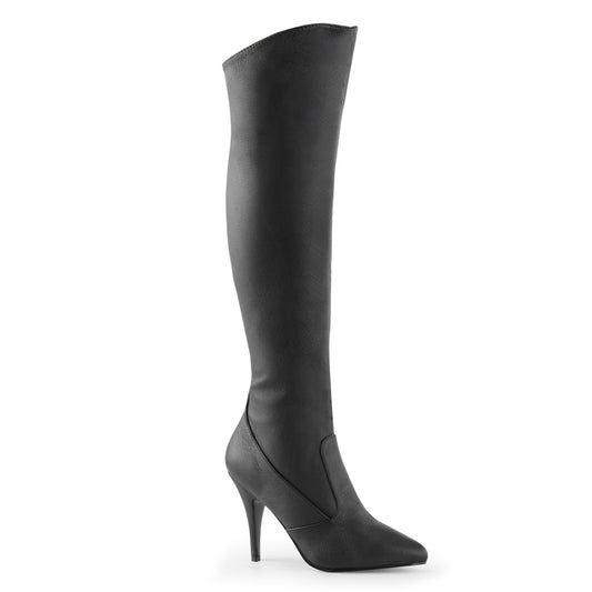 Pleaser Stivali da donna VANITY-2013 Blk Leather.